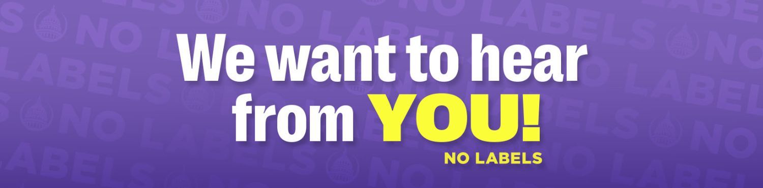 We want to hear from you We want to hear from you